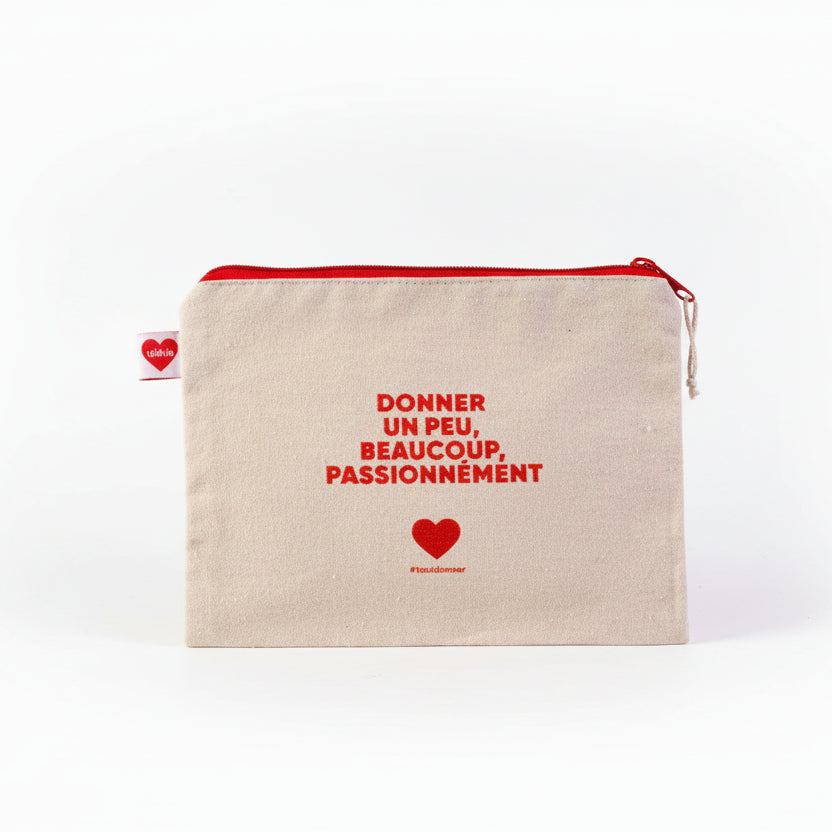 Trousse en coton
