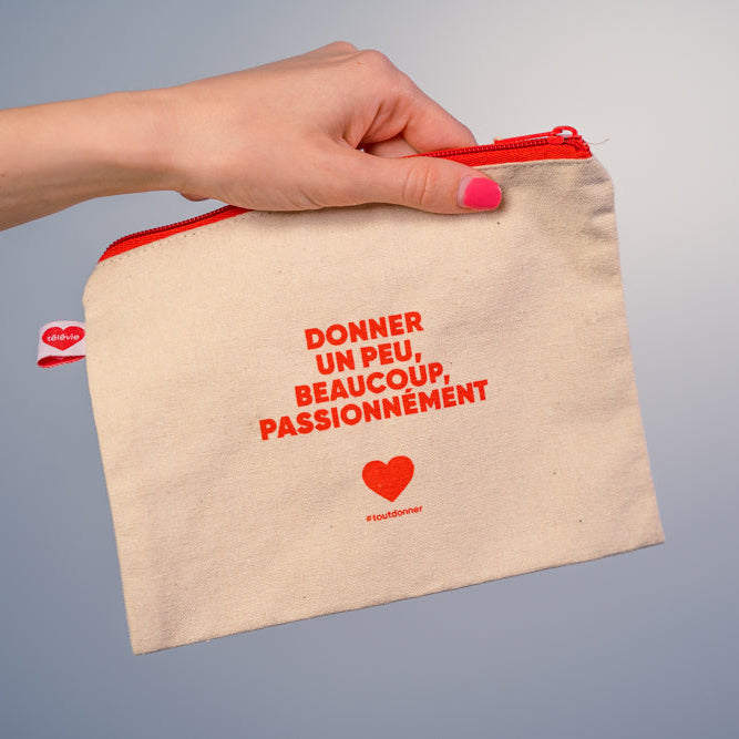 Trousse en coton